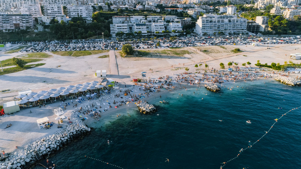 Nove slike plaže Žnjan sa dronom